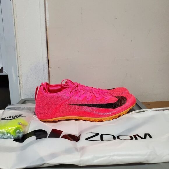 Nike Zoom Superfly Elite 2 Mens Sz 7.5 Sprinter Shoe Pink/Black New With Bag - Picture 11 of 13